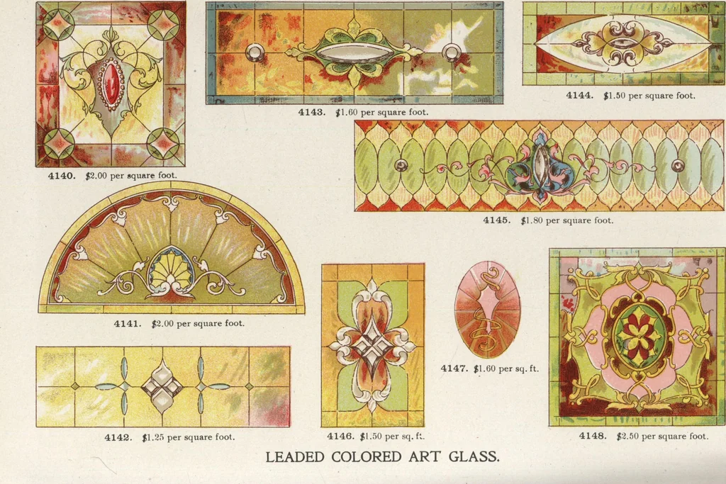 An illustration from Sash, doors, blinds, mouldings, and all kinds of millwork, 1904, leaf 355