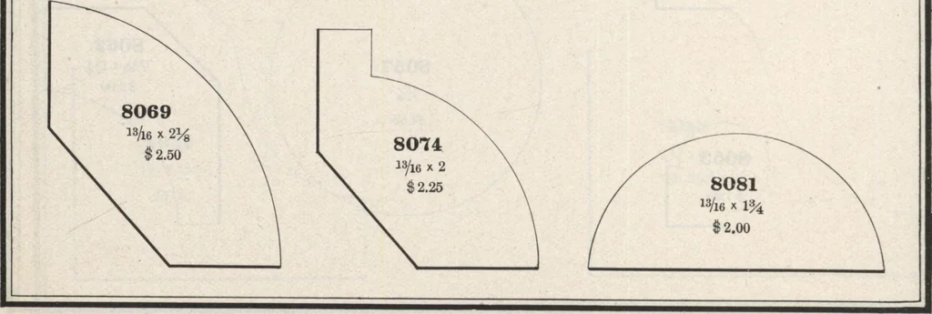 An illustration from Sash, doors, blinds, mouldings, and all kinds of millwork, 1904, leaf 375