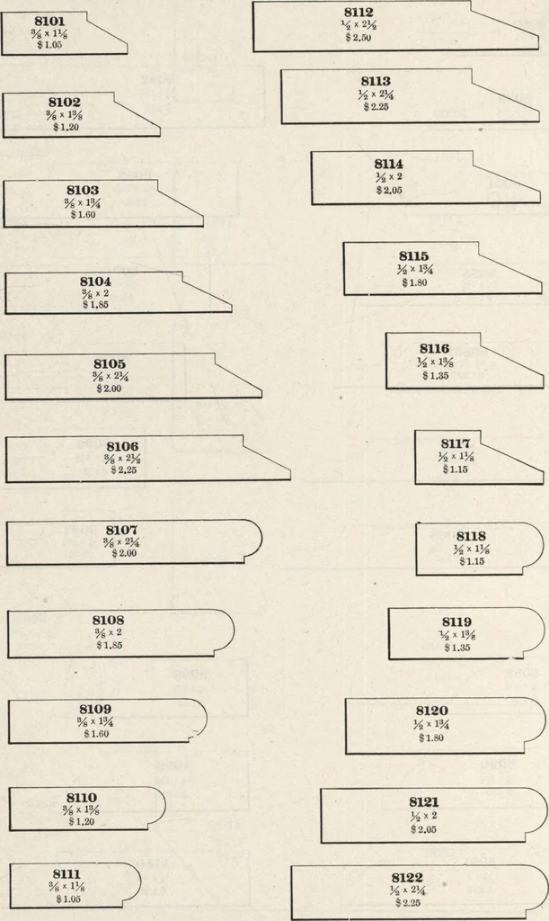 An illustration from Sash, doors, blinds, mouldings, and all kinds of millwork, 1904, leaf 377
