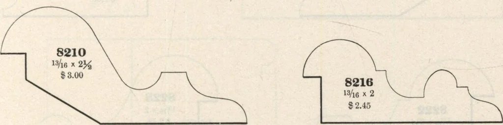 An illustration from Sash, doors, blinds, mouldings, and all kinds of millwork, 1904, leaf 384