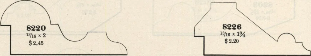 An illustration from Sash, doors, blinds, mouldings, and all kinds of millwork, 1904, leaf 385