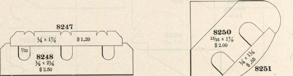 An illustration from Sash, doors, blinds, mouldings, and all kinds of millwork, 1904, leaf 387
