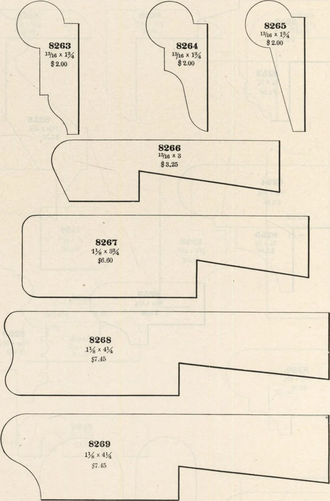 An illustration from Sash, doors, blinds, mouldings, and all kinds of millwork, 1904, leaf 389