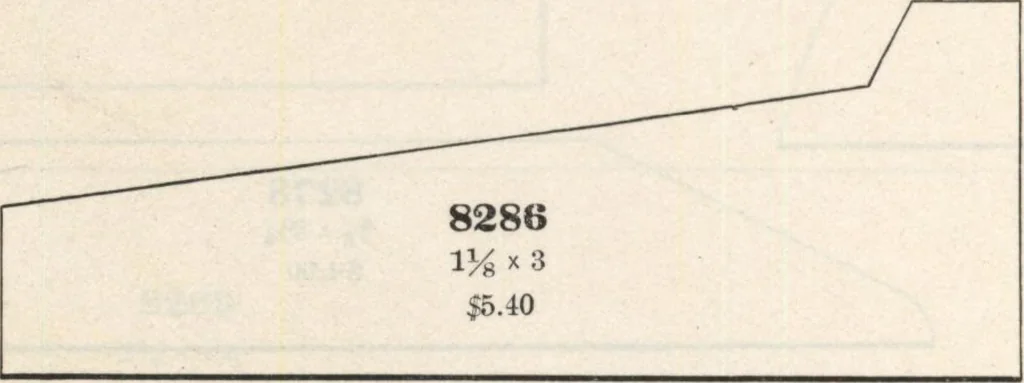 An illustration from Sash, doors, blinds, mouldings, and all kinds of millwork, 1904, leaf 391