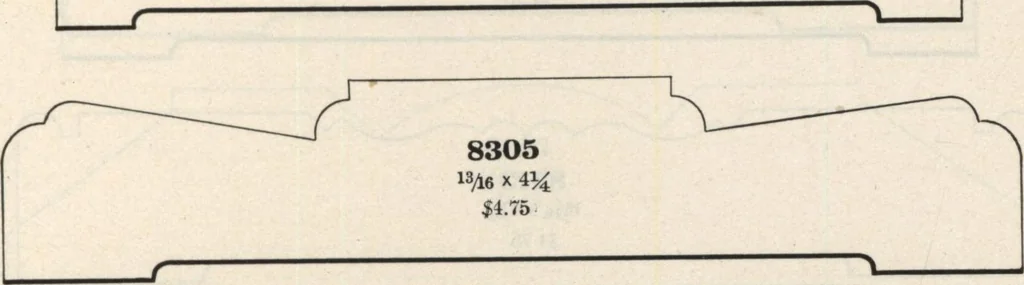 An illustration from Sash, doors, blinds, mouldings, and all kinds of millwork, 1904, leaf 394