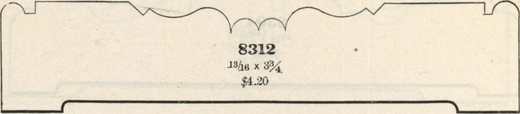 An illustration from Sash, doors, blinds, mouldings, and all kinds of millwork, 1904, leaf 395