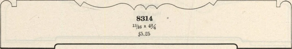 An illustration from Sash, doors, blinds, mouldings, and all kinds of millwork, 1904, leaf 395
