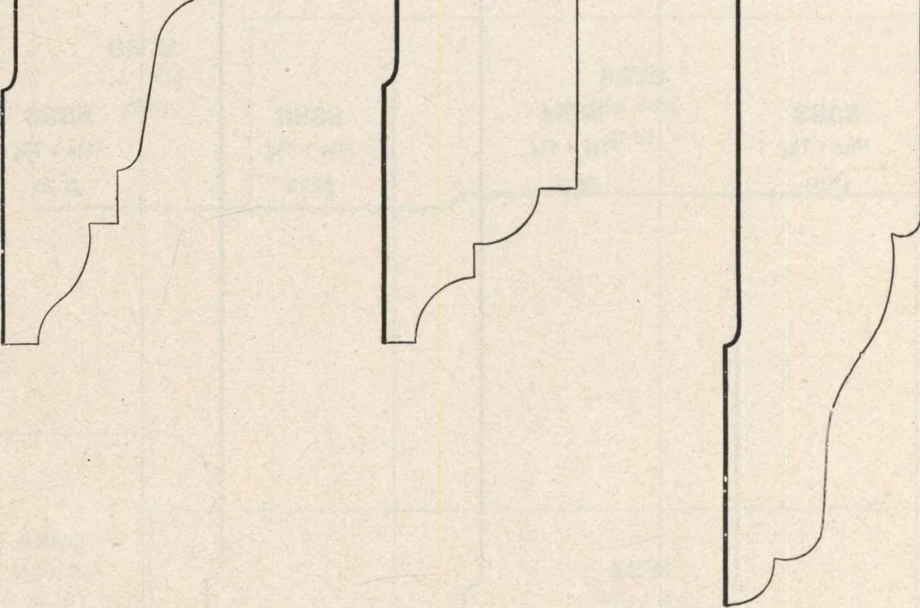An illustration from Sash, doors, blinds, mouldings, and all kinds of millwork, 1904, leaf 405