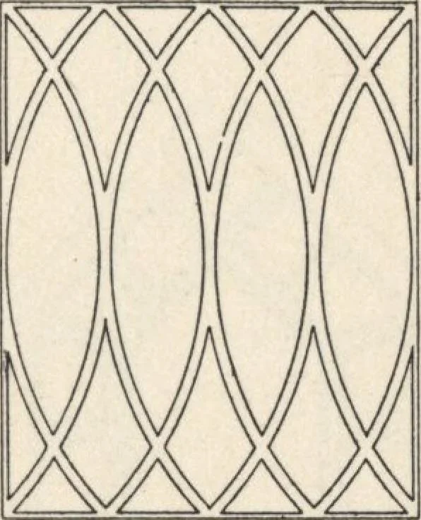An illustration from Sash, doors, blinds, mouldings, and all kinds of millwork, 1904, leaf 42