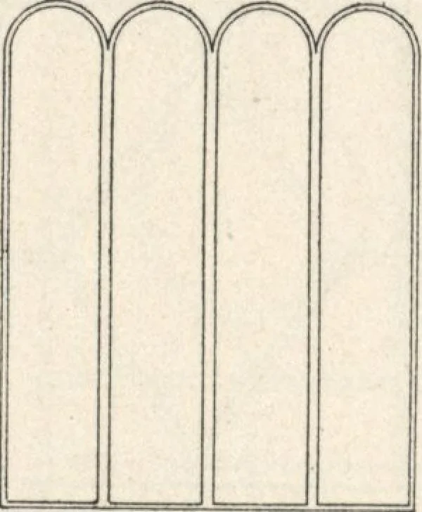 An illustration from Sash, doors, blinds, mouldings, and all kinds of millwork, 1904, leaf 43