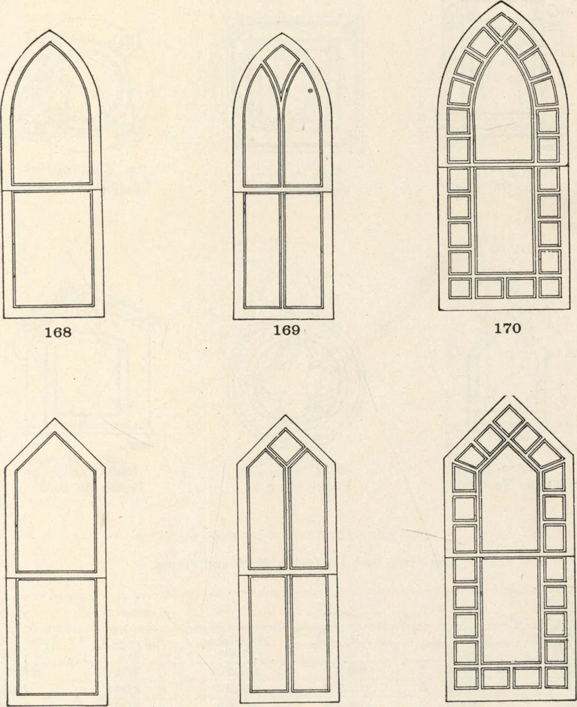 An illustration from Sash, doors, blinds, mouldings, and all kinds of millwork, 1904, leaf 44