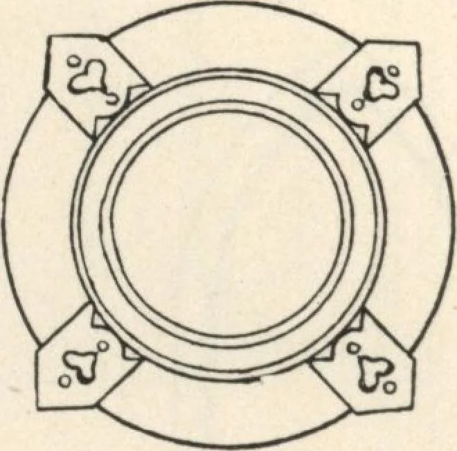 An illustration from Sash, doors, blinds, mouldings, and all kinds of millwork, 1904, leaf 45