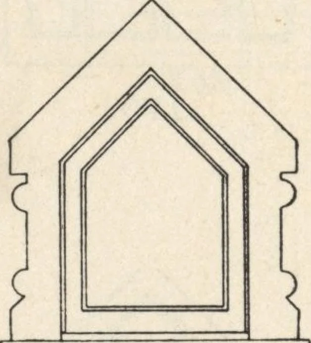 An illustration from Sash, doors, blinds, mouldings, and all kinds of millwork, 1904, leaf 45
