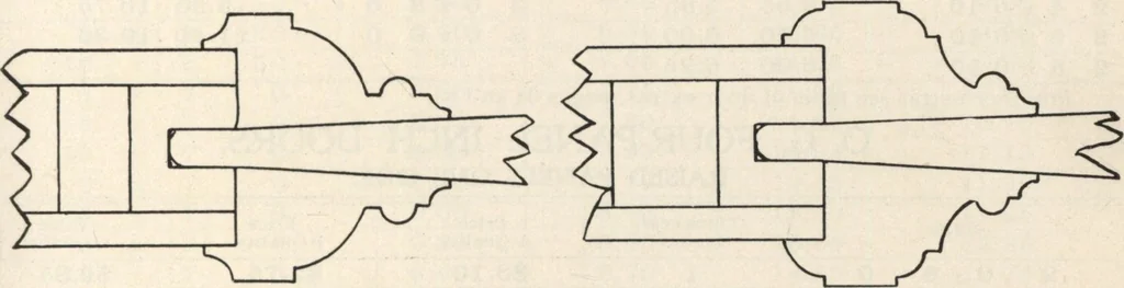 An illustration from Sash, doors, blinds, mouldings, and all kinds of millwork, 1904, leaf 54