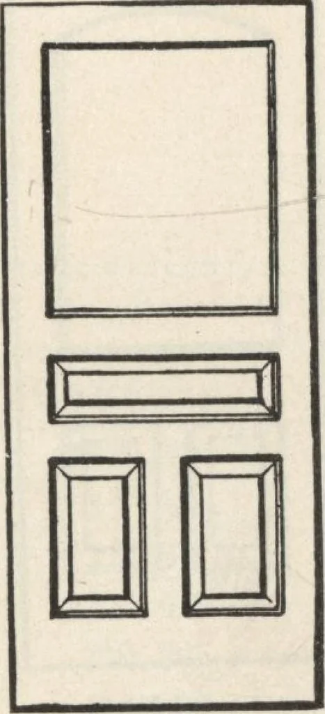 An illustration from Sash, doors, blinds, mouldings, and all kinds of millwork, 1904, leaf 60