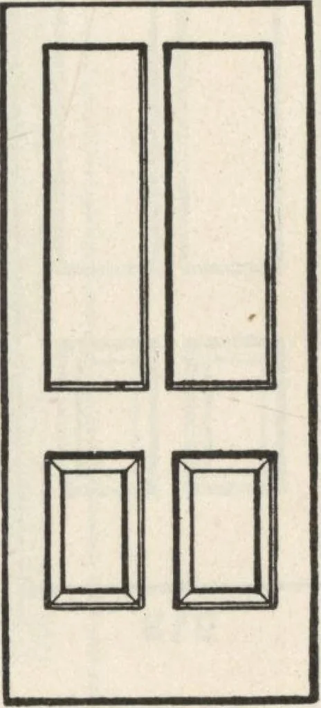 An illustration from Sash, doors, blinds, mouldings, and all kinds of millwork, 1904, leaf 60