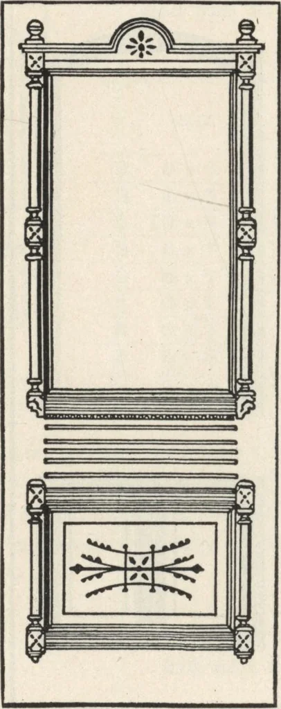 An illustration from Sash, doors, blinds, mouldings, and all kinds of millwork, 1904, leaf 63