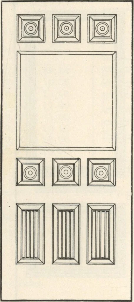 An illustration from Sash, doors, blinds, mouldings, and all kinds of millwork, 1904, leaf 63