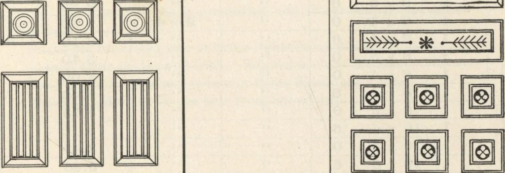 An illustration from Sash, doors, blinds, mouldings, and all kinds of millwork, 1904, leaf 64