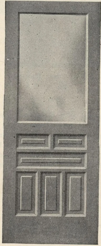 An illustration from Sash, doors, blinds, mouldings, and all kinds of millwork, 1904, leaf 71
