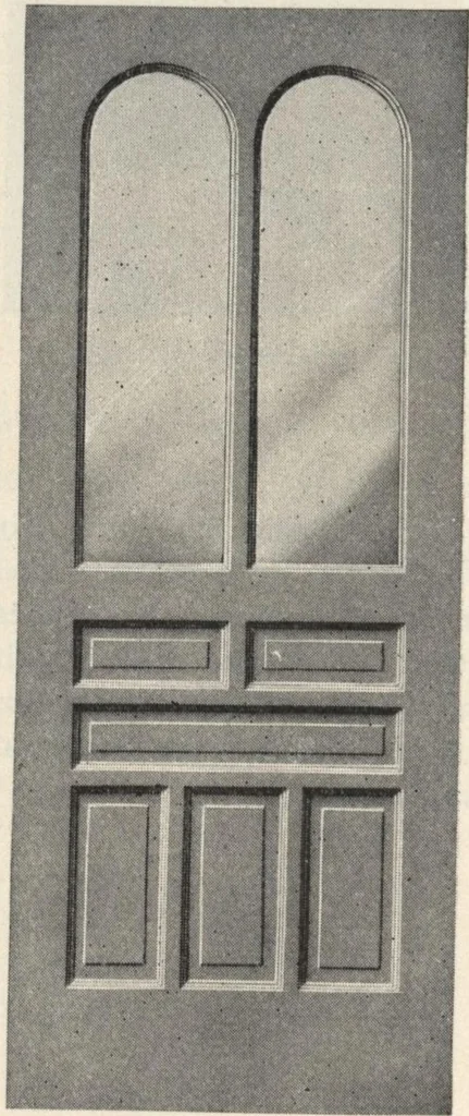 An illustration from Sash, doors, blinds, mouldings, and all kinds of millwork, 1904, leaf 71