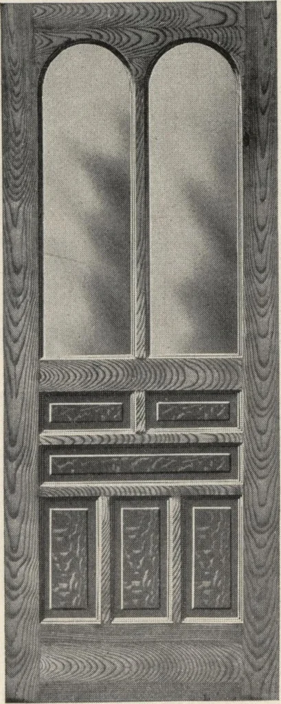 An illustration from Sash, doors, blinds, mouldings, and all kinds of millwork, 1904, leaf 74