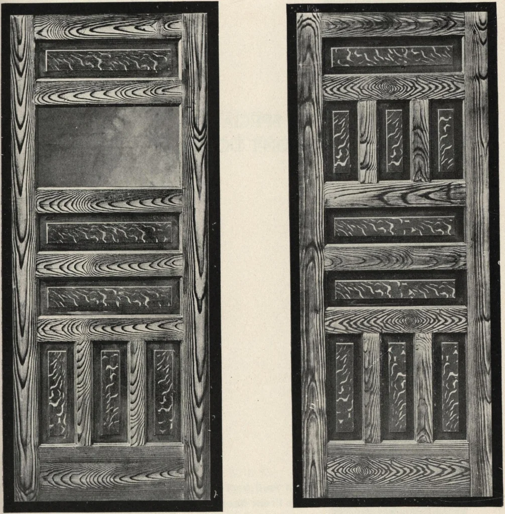 An illustration from Sash, doors, blinds, mouldings, and all kinds of millwork, 1904, leaf 76