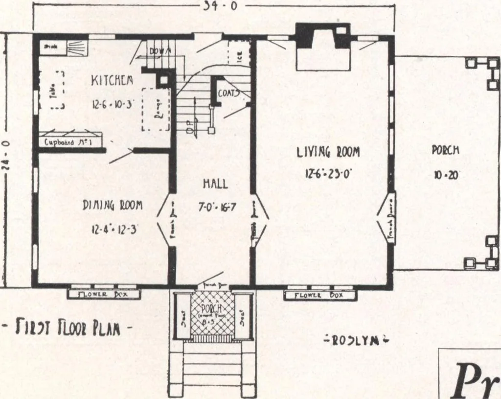 An illustration from Bennett better-built, ready-cut homes, catalog no. 21, 1922, leaf 12