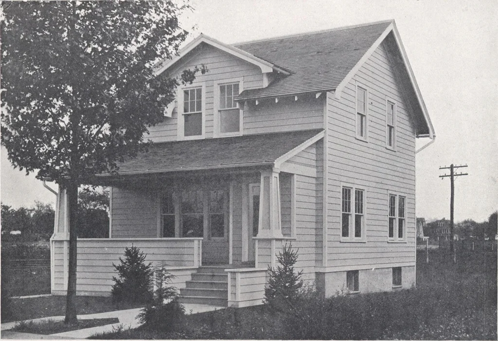 An illustration from Bennett better-built, ready-cut homes, catalog no. 21, 1922, leaf 18