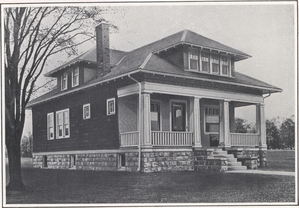 An illustration from Bennett better-built, ready-cut homes, catalog no. 21, 1922, leaf 19