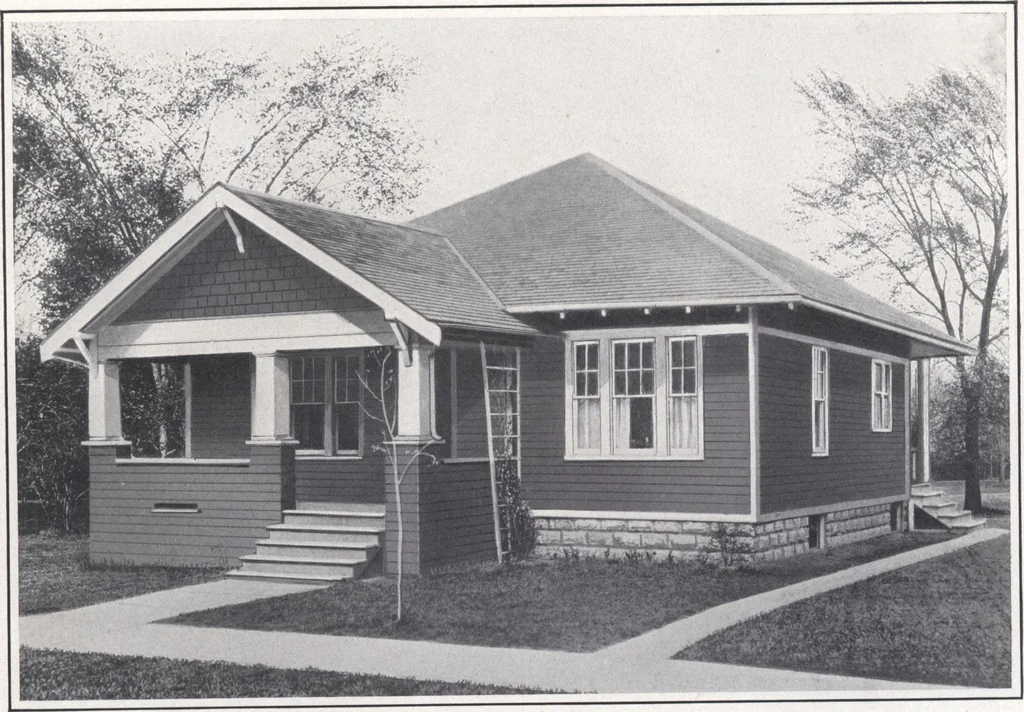 An illustration from Bennett better-built, ready-cut homes, catalog no. 21, 1922, leaf 24