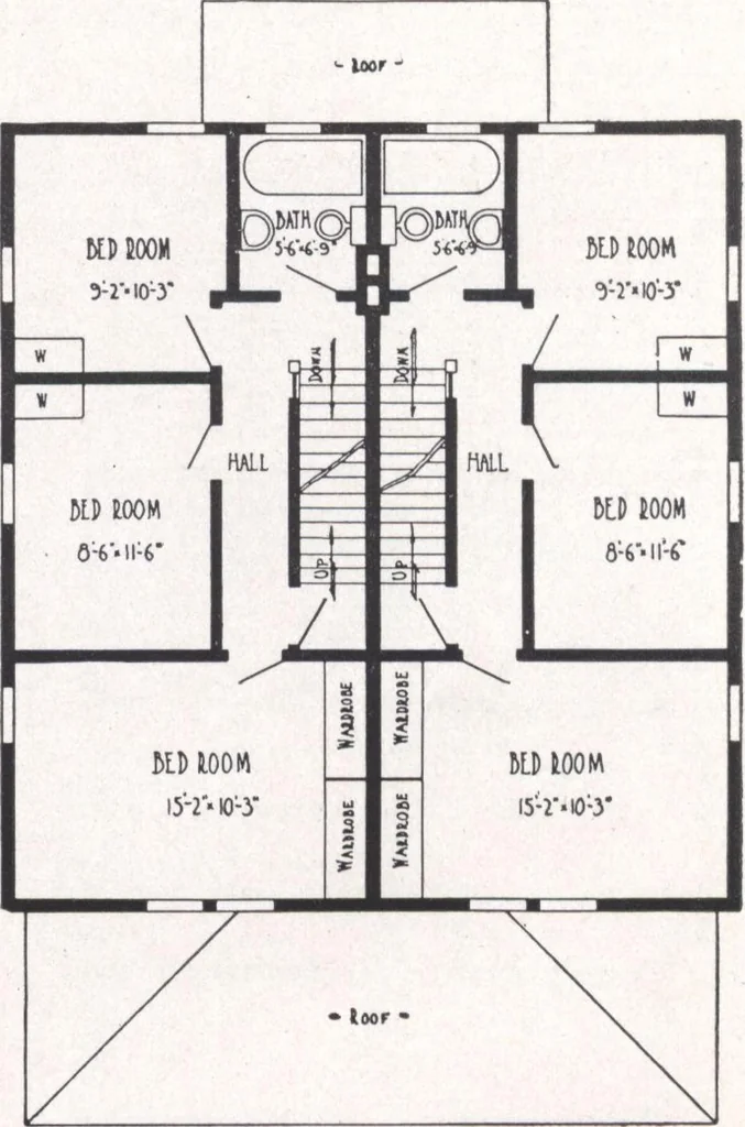 An illustration from Bennett better-built, ready-cut homes, catalog no. 21, 1922, leaf 26