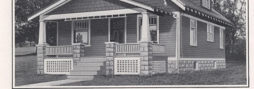 An illustration from Bennett better-built, ready-cut homes, catalog no. 21, 1922, leaf 30