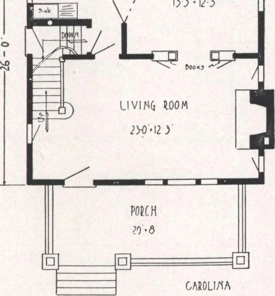 An illustration from Bennett better-built, ready-cut homes, catalog no. 21, 1922, leaf 32