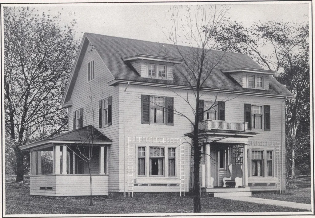 An illustration from Bennett better-built, ready-cut homes, catalog no. 21, 1922, leaf 37