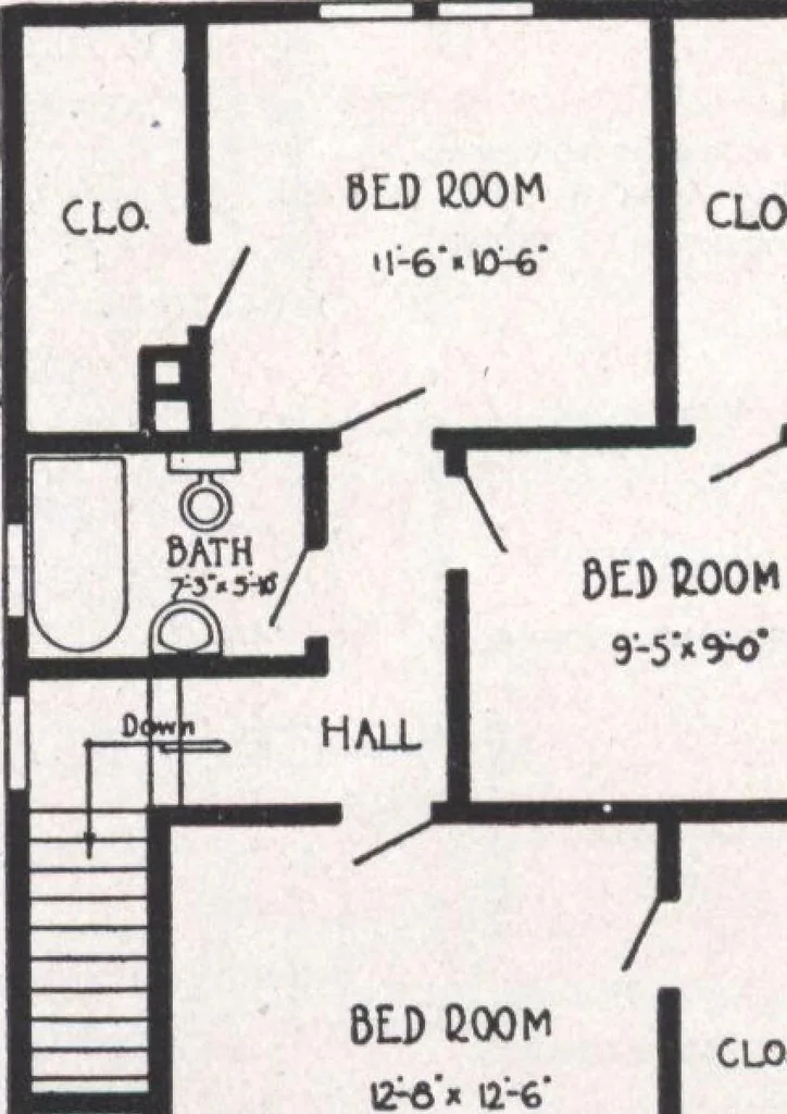 An illustration from Bennett better-built, ready-cut homes, catalog no. 21, 1922, leaf 40