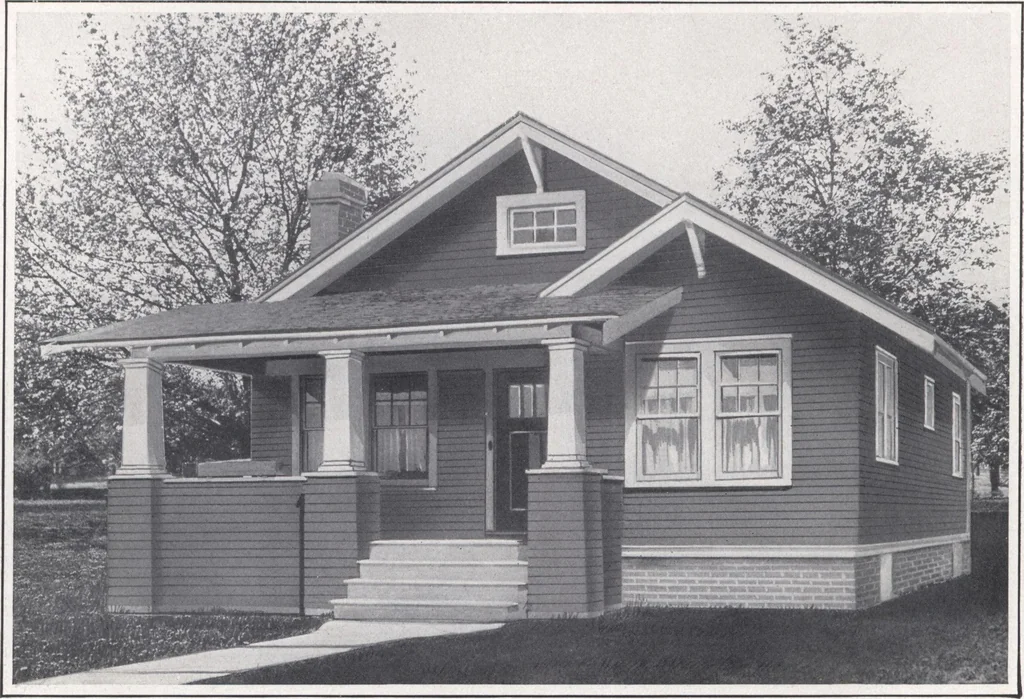 An illustration from Bennett better-built, ready-cut homes, catalog no. 21, 1922, leaf 43