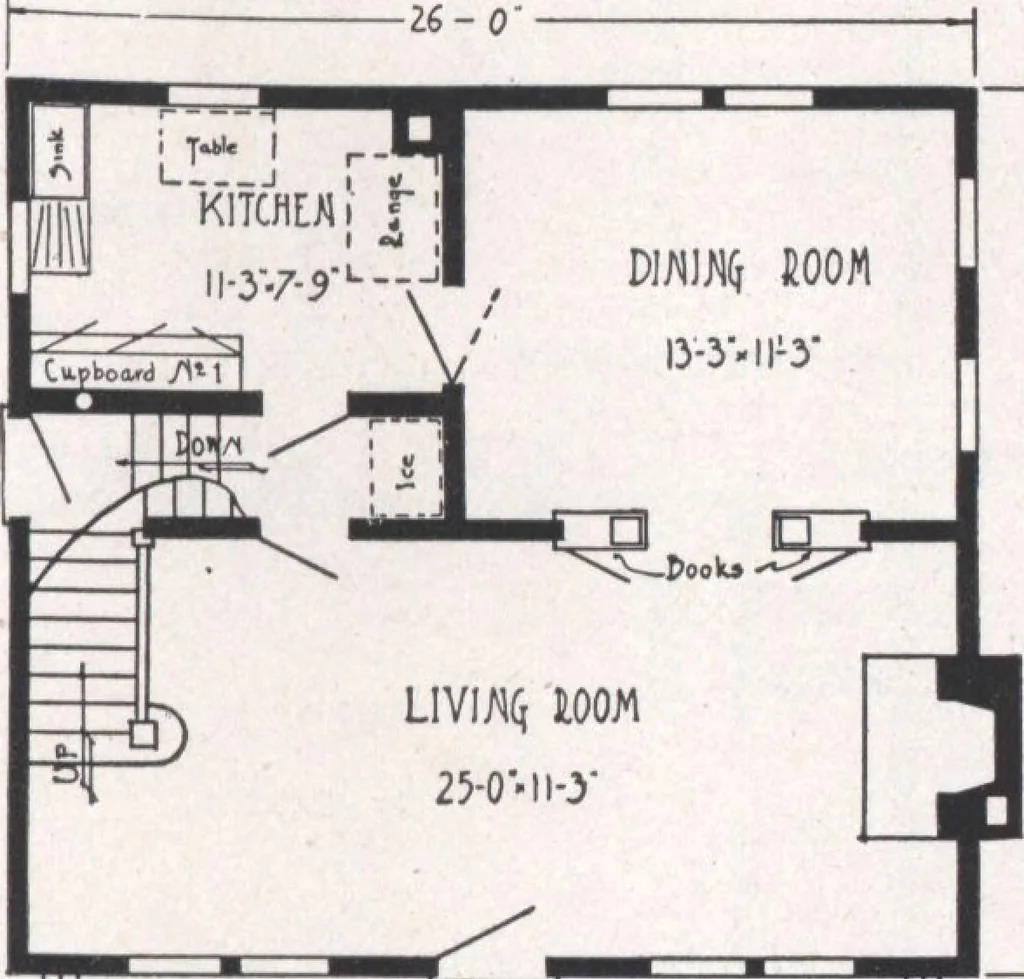 An illustration from Bennett better-built, ready-cut homes, catalog no. 21, 1922, leaf 44