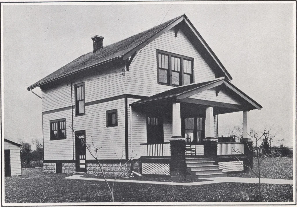 An illustration from Bennett better-built, ready-cut homes, catalog no. 21, 1922, leaf 45