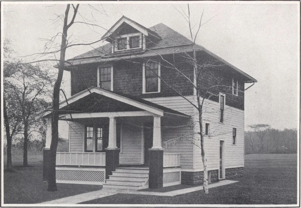 An illustration from Bennett better-built, ready-cut homes, catalog no. 21, 1922, leaf 46