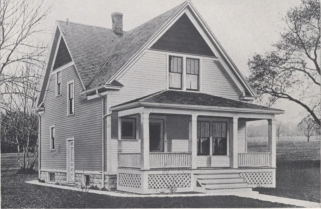 An illustration from Bennett better-built, ready-cut homes, catalog no. 21, 1922, leaf 47