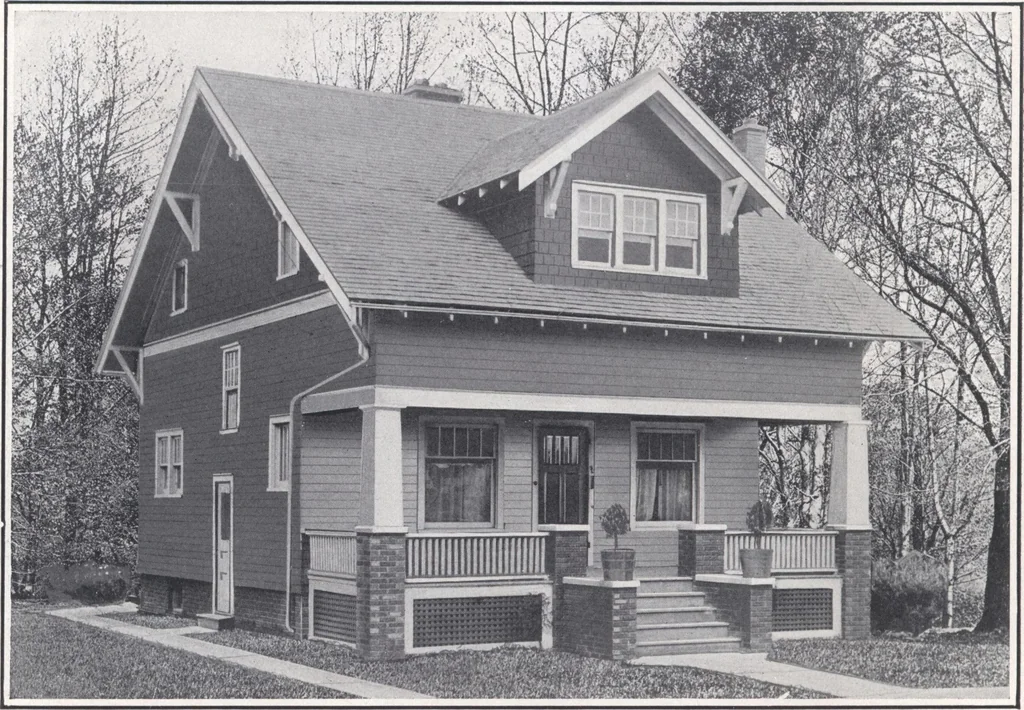 An illustration from Bennett better-built, ready-cut homes, catalog no. 21, 1922, leaf 49