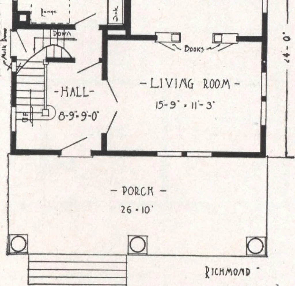 An illustration from Bennett better-built, ready-cut homes, catalog no. 21, 1922, leaf 50