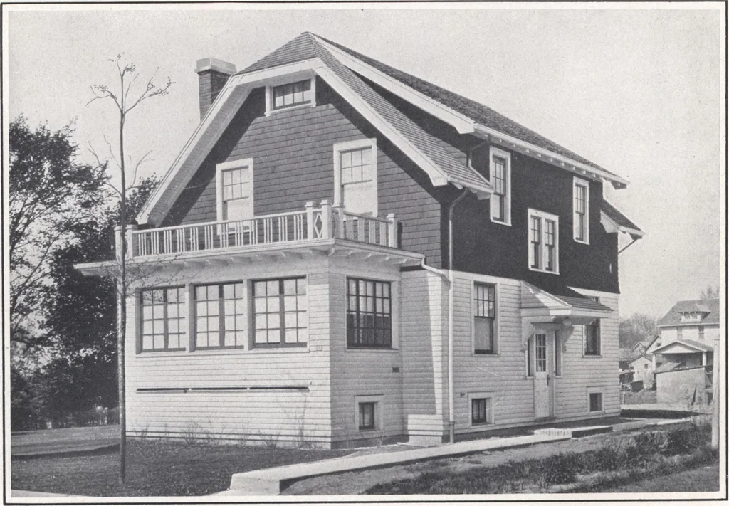 An illustration from Bennett better-built, ready-cut homes, catalog no. 21, 1922, leaf 51