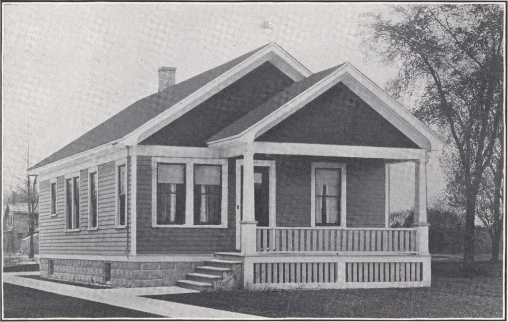 An illustration from Bennett better-built, ready-cut homes, catalog no. 21, 1922, leaf 63