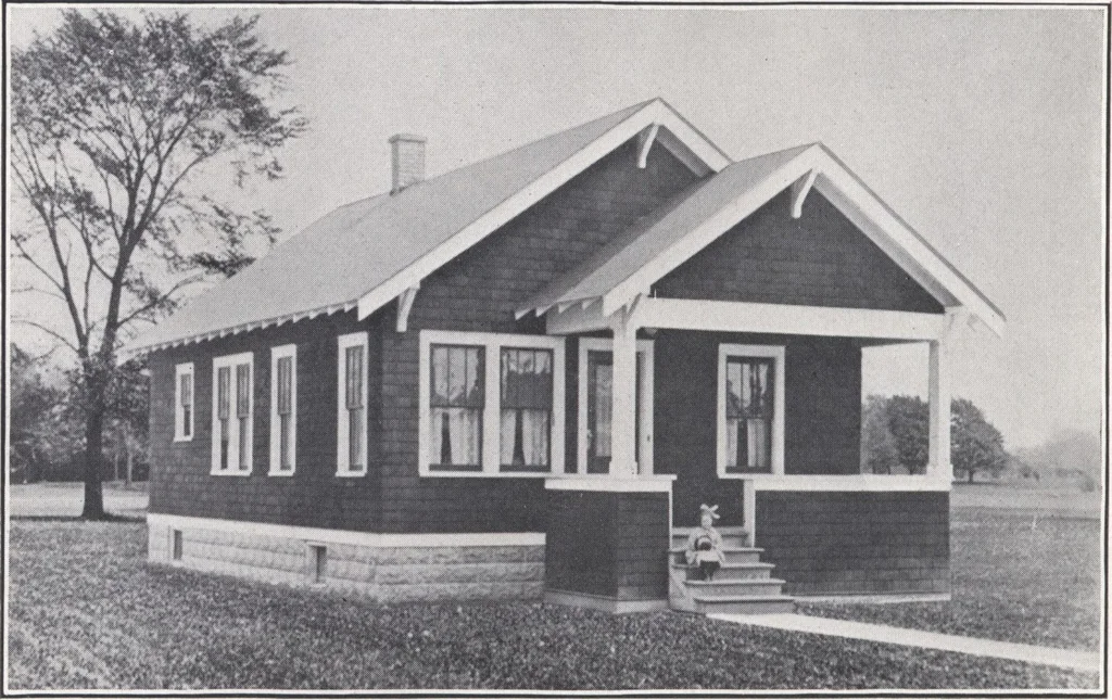 An illustration from Bennett better-built, ready-cut homes, catalog no. 21, 1922, leaf 63