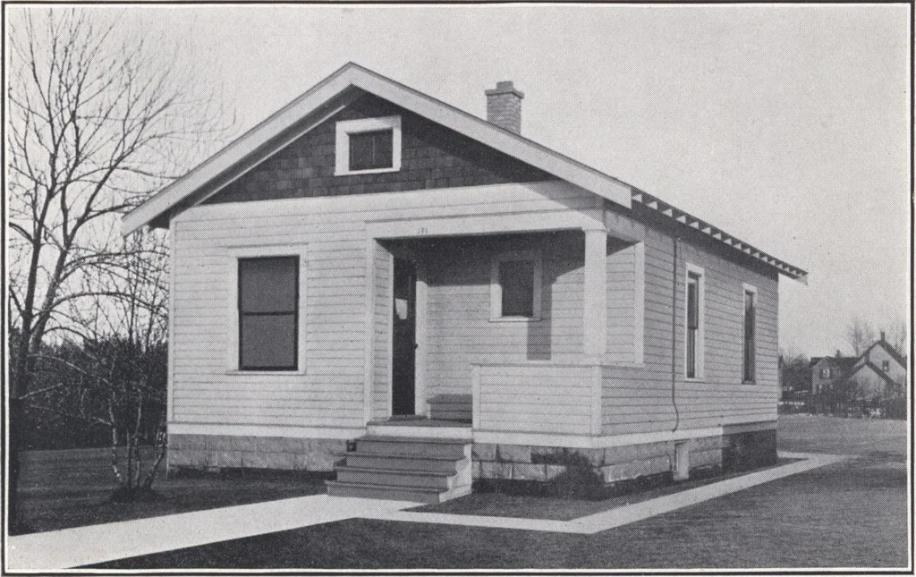 An illustration from Bennett better-built, ready-cut homes, catalog no. 21, 1922, leaf 65