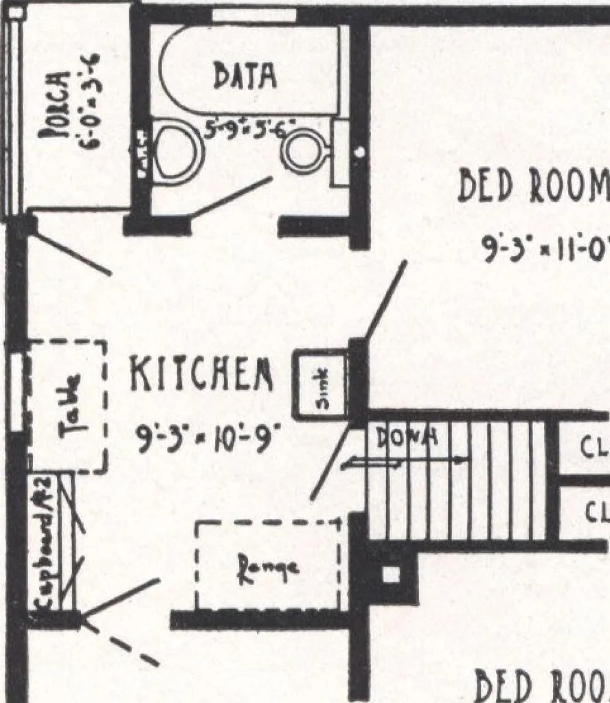 An illustration from Bennett better-built, ready-cut homes, catalog no. 21, 1922, leaf 65