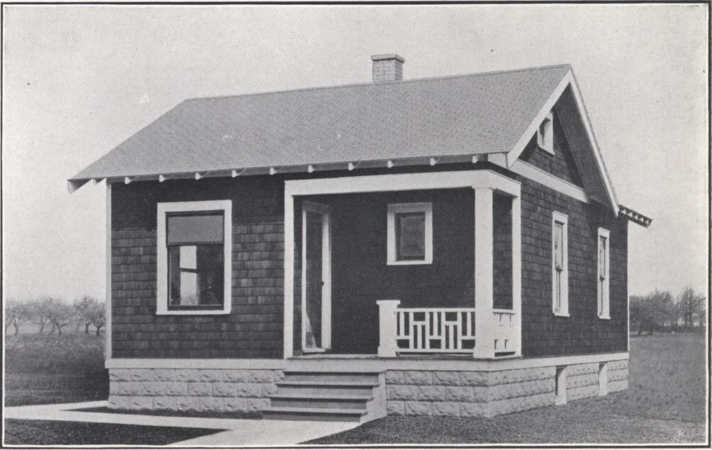 An illustration from Bennett better-built, ready-cut homes, catalog no. 21, 1922, leaf 65
