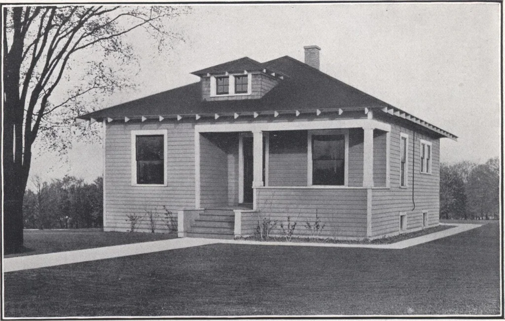 An illustration from Bennett better-built, ready-cut homes, catalog no. 21, 1922, leaf 66